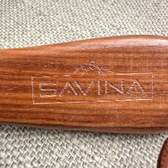 NEW Savina Brown Wooden Handmade Hair Comb 8.5 IN - Picture 8 of 10